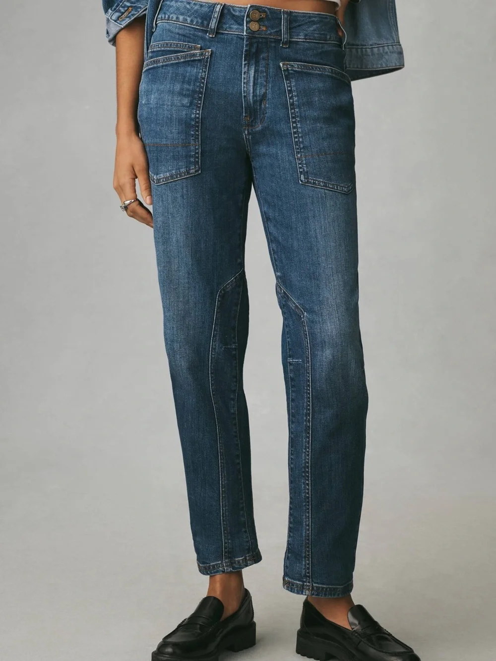 Anthropologie Pilcro Wanderer Mid-Rise Relaxed Jeans - size 29